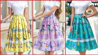 Top Trending And Stylish Floral Print Midi Skirts Outfits Idea's