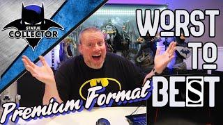 My "Top 7 WORST TO BEST" Of The Batman Premium Format Line From Sideshow Collectibles!! 2020 UPDATE!