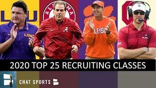 College Football Recruiting: Top 25 Recruiting Classes Leading Up To 2020 National Signing Day