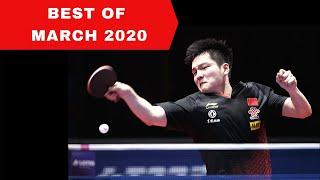 Best table tennis points in March 2020