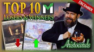 Top 10 Winners & Losers on MTG Stocks for Commander EDH in December 2019 - #Aristocards