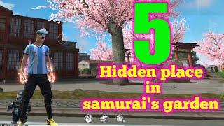 Top 5 Hidden place in samurai's garden #samuraigarden #sibayt