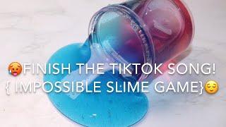 FINISH THE TIKTOK SONG! *Challenging Slime Point Game*