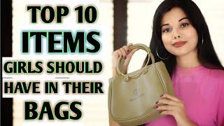 TOP 10 Items Every Girl Should Have In Their Bags