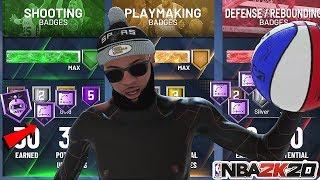 *NEW* NBA 2K20 DEMI GOD MAX BADGE GLITCHY PLAYER BUILD!BEST BUILD AFTER PATCH 10!