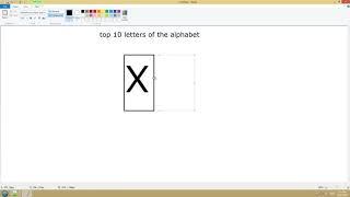 Top 10 Letters of the Alphabet