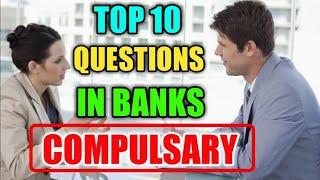 BANK INTERVIEW - HDFC BANK INTERVIEW, INTERVIEW PRACTICE,TOP 10 QUESTIONS IN BANKS,HDFC JOBS IN INDI