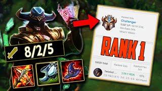 I copied the Rank 1 EU Twisted Fate build.. The guy is an absolute genius.