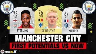 FIFA 20 | MANCHESTER CITY FIRST POTENTIAL VS WHERE ARE THEY NOW 