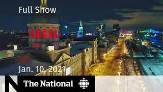 CBC News: The National | Quebec’s COVID-19 curfew takes effect; NHL on thin ice | Jan. 10, 2021