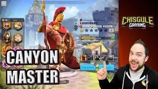 Commander Guide: Leonidas is an open field + sunset monster | Rise of Kingdoms