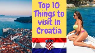 What to visit in Croatia, Top 10 beautiful places in Croatia #shorts