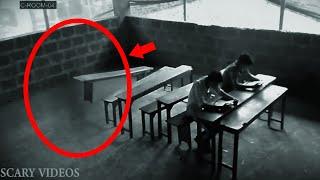 Real paranormal ghost activity in an old school | Scariest Ghost Videos Ever Caught