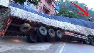 Top 10 Dangerous Moments Truck Driving Skills, Fail Operation of Heavy Duty Trucks