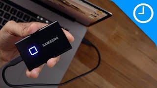 Review: Samsung T7 Touch portable external SSD with fingerprint sensor