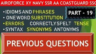 Top 10 English Questions fir Airforce Navy Coastguard by Ramsir