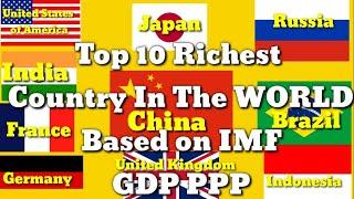 Top 10 Richest Country In The World 2020 Based on GDP PPP (by IMF)