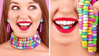 HOW TO SNEAK CANDIES ANYWHERE YOU GO || Cool Sneak Candy Hacks And Tricks