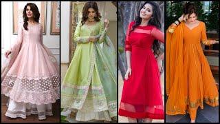 Latest Top Stylish Short & Long Frocks Designs/Party Wear Frocks Designs/New Frocks Designs