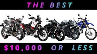 Best Motorcycles for under $10,000 (All Styles)