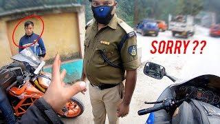 stopped by COPS in SIKKIM again