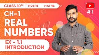 Real Numbers Class 10 Maths NCERT  Chapter 1 Exercise 1.1 Introduction