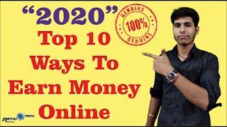 Top 10 Ways To Earn Money Online in 2020 In Hindi | 100% Genuine Ways #earnmoneyonline #rickytech