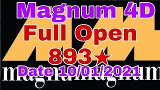 Magnum 10/01/2021 Magnum Lucky Number ||Magnum Top Number For This Month ||Magnum 4D Only