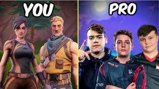 The Difference Between You And Pro Fortnite Players!