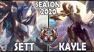 Sett vs Kayle TOP [ T1 Roach ] Lol Challenger Korea Patch 10.3