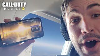 Playing COD Mobile 34,000 Feet in the Air (Call of Duty Mobile on an Airplane)