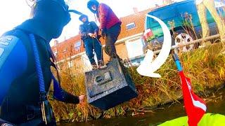 FOUND LOCKED SAFE! Scuba Diving in the River (We Break it Open!)