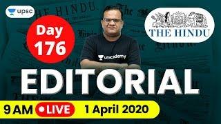 UPSC CSE 2020 | The Hindu Editorial Analysis for IAS Preparation by Ashirwad Sir | 1 April 2020