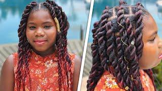 Paisley’s Jumbo-Twist Braids (2 Methods) | Cute Girls Hairstyles