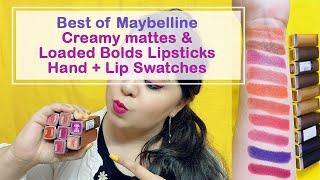 Top 10 Maybelline Creamy Mattes & Loaded Bolds I Best Lipsticks in the Market I Beauty Edit By Amy