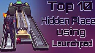 Top 10 Hidden Place Using Launchpad In Free Fire | Part 1