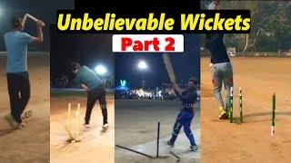 Top 10 Unbelievable Wickets In Tape ball Cricket Part 2 | Flying Wickets In Tape Ball