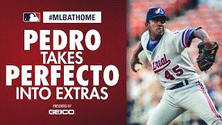 Pedro takes perfect game to extras! (Expos vs. Padres, 6/3/95) | #MLBAtHome