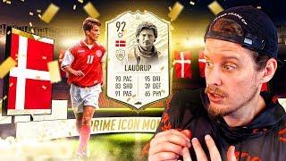 THE BEST CARD?! 92 PRIME ICON MOMENTS LAUDRUP PLAYER REVIEW! FIFA 20 Ultimate Team