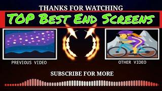 Top 10 End Screen | New  Template 2021 | No Copyright | Template Video Background