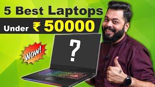 TOP 5 BEST LAPTOPS UNDER 50000 ⚡⚡⚡ Best Budget Laptops For Students And Professionals