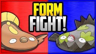 Stunfisk vs Galarian Stunfisk | Pokémon Form Fight (Sword & Shield) [4K]