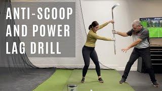 TURN YOUR WRIST FLIP AND HAND SCOOP INTO SUPER FORWARD SHAFT LEAN-LAG BALL COMPRESSION!