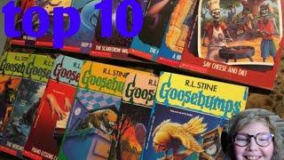 my top 10 goosebumps books