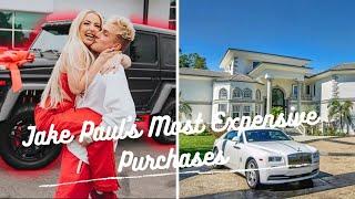 Top 10 Jake Paul Most Expensive Purchases | Jake Paul Girlfriend | Calabasas House #JakePaul