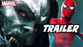 Morbius Trailer - Marvel Spider-Man Scene and Venom Easter Eggs