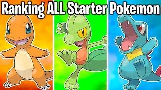 RANKING EVERY STARTER POKEMON FROM WORST TO BEST (Gen 1 - Gen 8)