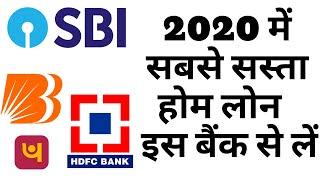 SBI Home Loan Interest Rate 2020