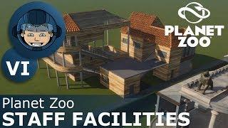 STAFF FACILITIES - Planet Zoo (Part VI) - Gameplay & Walkthrough