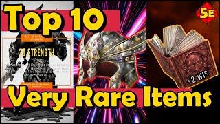 Top 10 Very Rare Items in DnD 5E